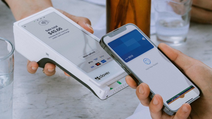 electronic transaction using Clover Flex